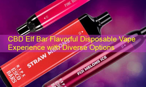 CBD Elf Bar Flavorful Disposable Vape Experience with Diverse Options
