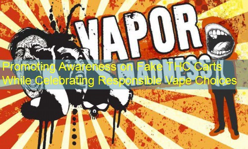 Promoting Awareness on Fake THC Carts While Celebrating Responsible Vape Choices