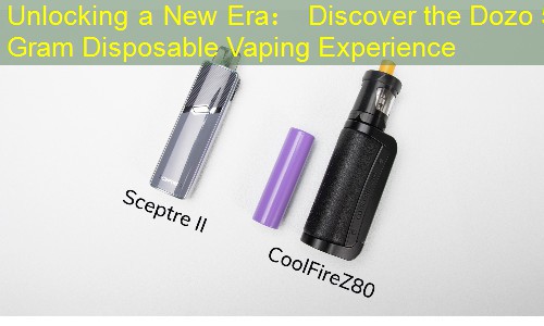 Unlocking a New Era： Discover the Dozo 5 Gram Disposable Vaping Experience