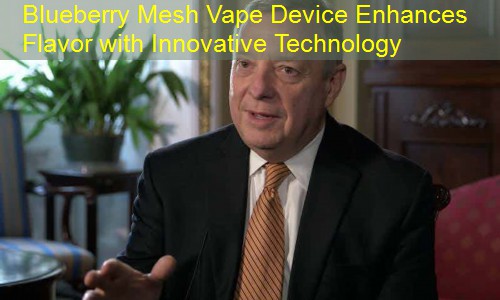 Blueberry Mesh Vape Device Enhances Flavor with Innovative Technology