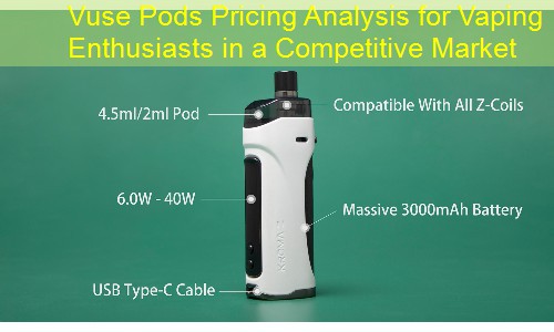 Vuse Pods Pricing Analysis for Vaping Enthusiasts in a Competitive Market
