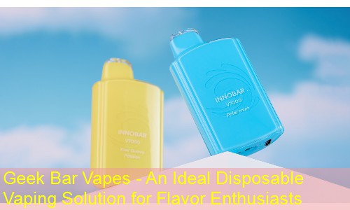 Geek Bar Vapes - An Ideal Disposable Vaping Solution for Flavor Enthusiasts