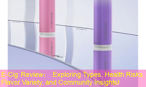 E-Cig Review： Exploring Types, Health Risks, Flavor Variety, and Community Insights!