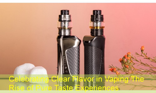 Celebrating Clear Flavor in Vaping The Rise of Pure Taste Experiences