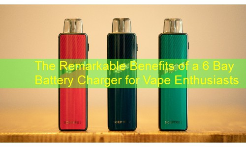 The Remarkable Benefits of a 6 Bay Battery Charger for Vape Enthusiasts