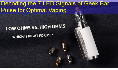 Decoding the 7 LED Signals of Geek Bar Pulse for Optimal Vaping