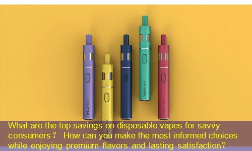 What are the top savings on disposable vapes for savvy consumers？ How can you make the most informed choices while enjoying premium flavors and lasting satisfaction？