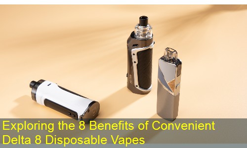 Exploring the 8 Benefits of Convenient Delta 8 Disposable Vapes