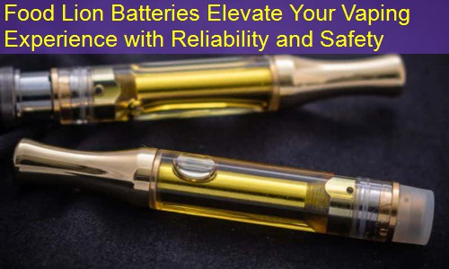 Food Lion Batteries Elevate Your Vaping Experience with Reliability and Safety