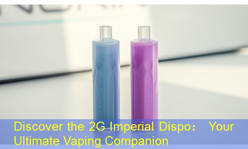 Discover the 2G Imperial Dispo： Your Ultimate Vaping Companion